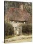 At the Cottage Gate-Helen Allingham-Stretched Canvas