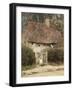 At the Cottage Gate-Helen Allingham-Framed Giclee Print