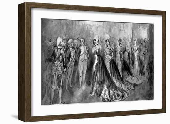 At the Court of Napoleon-Constantin Guys-Framed Giclee Print