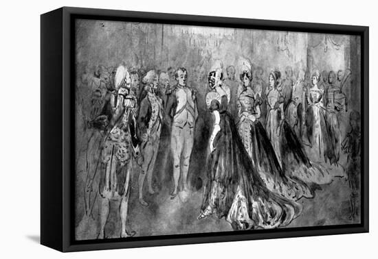 At the Court of Napoleon-Constantin Guys-Framed Stretched Canvas