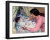 At the Cradle-Nikolai Alexandrovich Tarkhov-Framed Giclee Print