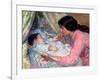 At the Cradle-Nikolai Alexandrovich Tarkhov-Framed Giclee Print