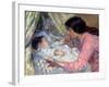 At the Cradle-Nikolai Alexandrovich Tarkhov-Framed Giclee Print