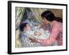 At the Cradle-Nikolai Alexandrovich Tarkhov-Framed Giclee Print