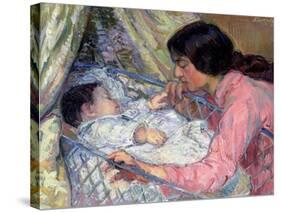 At the Cradle-Nikolai Alexandrovich Tarkhov-Stretched Canvas