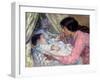 At the Cradle-Nikolai Alexandrovich Tarkhov-Framed Giclee Print