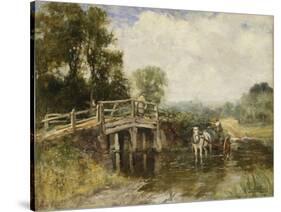 At the Crossing-Henry John Yeend King-Stretched Canvas