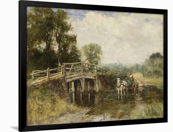 At the Crossing-Henry John Yeend King-Framed Giclee Print