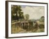 At the Crossing-Henry John Yeend King-Framed Giclee Print