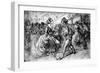 At the Dance, 19th Century-Constantin Guys-Framed Giclee Print