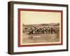 At the Dance. Part of the 8th U.S. Cavalry and 3rd Infantry at the Great Indian Grass Dance on Rese-null-Framed Giclee Print