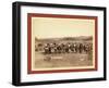 At the Dance. Part of the 8th U.S. Cavalry and 3rd Infantry at the Great Indian Grass Dance on Rese-null-Framed Giclee Print