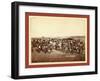 At the Dance. Part of the 8th U.S. Cavalry and 3rd Infantry at the Great Indian Grass Dance on Rese-null-Framed Giclee Print