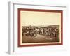 At the Dance. Part of the 8th U.S. Cavalry and 3rd Infantry at the Great Indian Grass Dance on Rese-null-Framed Giclee Print