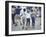 At the Desegregated Lusher School Three Boys Display Camaraderie Walking Through Playground-Bill Eppridge-Framed Photographic Print