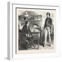 At the Desk-null-Framed Giclee Print