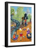 At the Dog Park-Mark Ulriksen-Framed Art Print