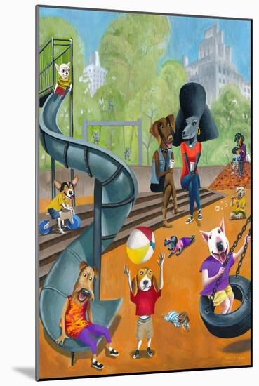 At the Dog Park-Mark Ulriksen-Mounted Art Print