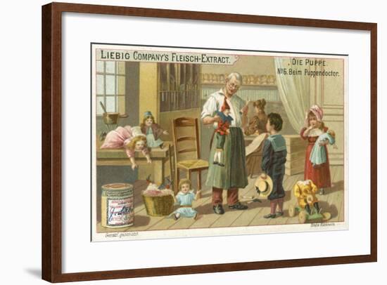 At the Doll Doctor'S-null-Framed Giclee Print