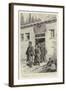 At the Door of the Leper Hospital at Scutari, the Imam Leading a Blind Leper-Henri Lanos-Framed Giclee Print