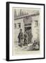 At the Door of the Leper Hospital at Scutari, the Imam Leading a Blind Leper-Henri Lanos-Framed Giclee Print