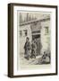 At the Door of the Leper Hospital at Scutari, the Imam Leading a Blind Leper-Henri Lanos-Framed Giclee Print