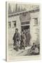 At the Door of the Leper Hospital at Scutari, the Imam Leading a Blind Leper-Henri Lanos-Stretched Canvas