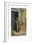 At the Door of the Mosque-Ludwig Deutsch-Framed Premium Giclee Print