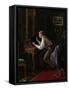 At the Dressing Table, 1872-Nikolai Yakovlevich Gribkov-Framed Stretched Canvas