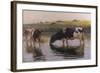 At the Drinking Place-Henry Bisbing-Framed Giclee Print