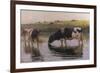 At the Drinking Place-Henry Bisbing-Framed Giclee Print