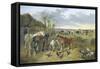 At the Duck Pond-John Frederick Herring II-Framed Stretched Canvas