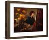 At the Easel-James N. Lee-Framed Giclee Print