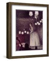 At the Eden Concert, 1886-7-Georges Seurat-Framed Giclee Print