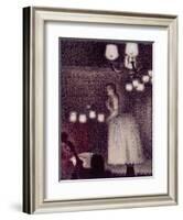 At the Eden Concert, 1886-7-Georges Seurat-Framed Giclee Print