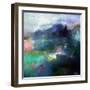 At The Edge of a Lake-Marianne Quinzin-Framed Art Print