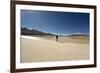 At the Edge of a Salt Lake High in the Bolivian Andes, Bolivia, South America-James Morgan-Framed Photographic Print