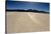 At the Edge of a Salt Lake High in the Bolivian Andes, Bolivia, South America-James Morgan-Stretched Canvas
