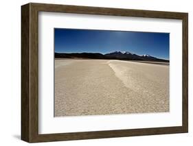 At the Edge of a Salt Lake High in the Bolivian Andes, Bolivia, South America-James Morgan-Framed Photographic Print