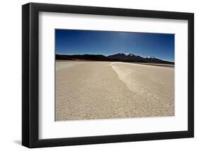 At the Edge of a Salt Lake High in the Bolivian Andes, Bolivia, South America-James Morgan-Framed Photographic Print