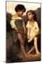 At the Edge of the Brook-William Adolphe Bouguereau-Mounted Art Print