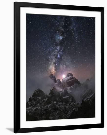 At the Edge of the World-Chriskaddas-Framed Photographic Print