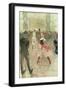 At the Elysee, Montmartre, 1888-Henri de Toulouse-Lautrec-Framed Giclee Print