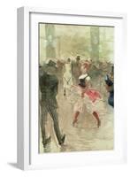 At the Elysee, Montmartre, 1888-Henri de Toulouse-Lautrec-Framed Giclee Print