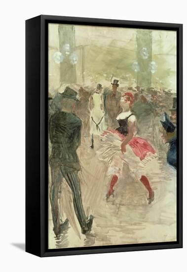 At the Elysee, Montmartre, 1888-Henri de Toulouse-Lautrec-Framed Stretched Canvas