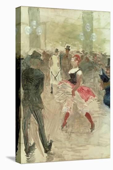 At the Elysee, Montmartre, 1888-Henri de Toulouse-Lautrec-Stretched Canvas