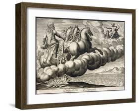 At the End of His Heroic Life Hercules is Accepted by the Gods as One of Themselves-Briout-Framed Art Print