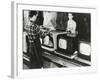 At the End of the Assembly Line, Inspected Televisions are Packaged in an American Factory-null-Framed Photo