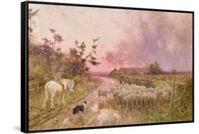 At the End of the Day, 1910-Thomas James Lloyd-Framed Stretched Canvas