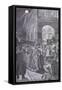 At the Entrance on Opening Night at La Scala in Milan, 1886, Italy-null-Framed Stretched Canvas